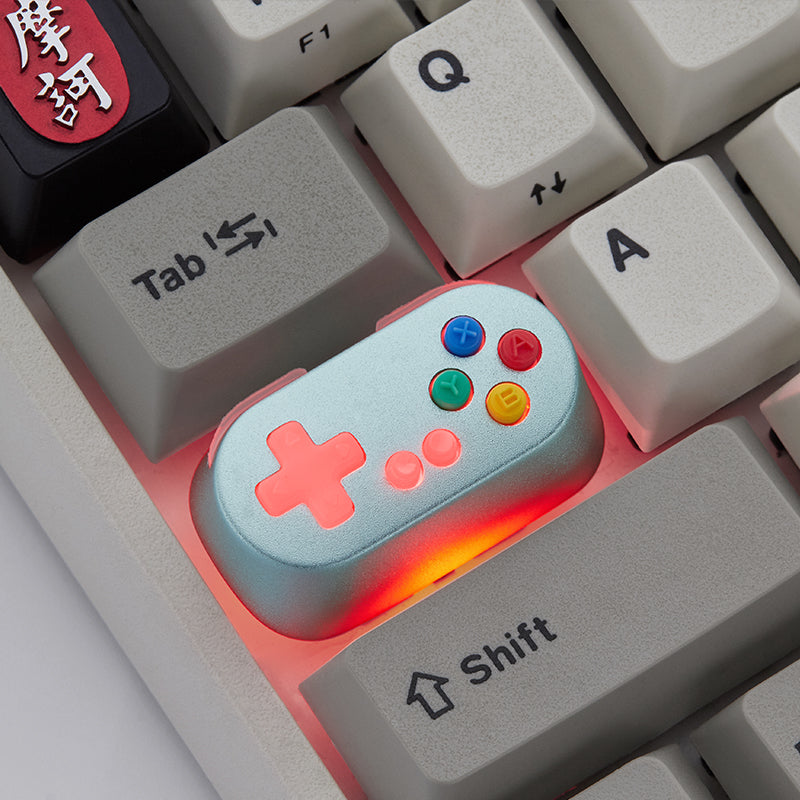 Switch Xbox PS4 game console controller 1.75U metal translucent keycap mechanical keyboard personalized keycap