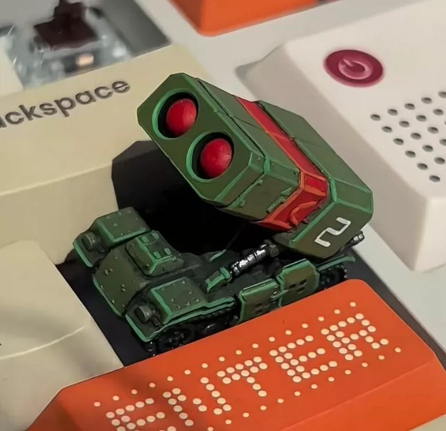 Metal Slug, Tank Coating Resin Keycaps Collection, Keyboard Decorative Keycaps