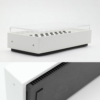 4X10 resin 3D printed magnetic keycap 40 key storage box display box dustproof personalized keycap storage box