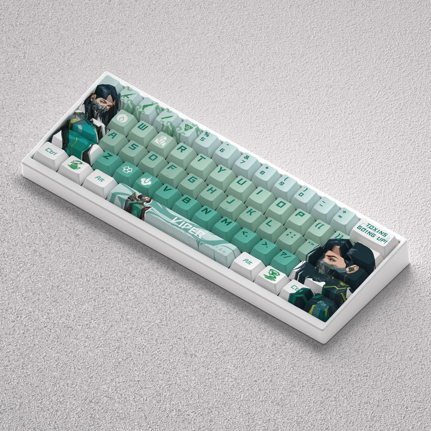VALORANT Theme Keycap Series, Anime Game Creative Personalized Keycap Set PBT Material Original Factory Height Sublimation
