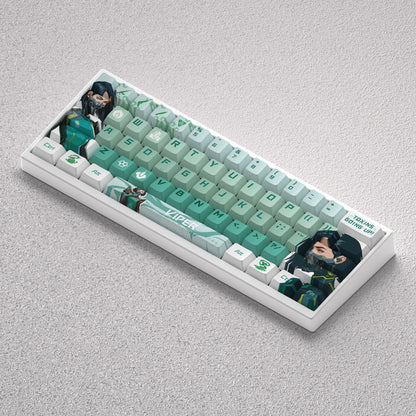 VALORANT Theme Keycap Series, Anime Game Creative Personalized Keycap Set PBT Material Original Factory Height Sublimation