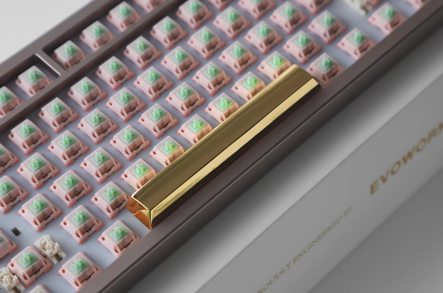 Metal Spacebar Coating Process, 6.25U Universal Metal Keycap, Personalized Spacebar Keycap