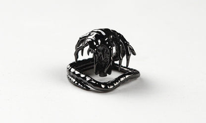 Alien, Facehugger design, 1U metal personalized keycap, metal jewelry craftsmanship for movie peripherals, artistic keycap.