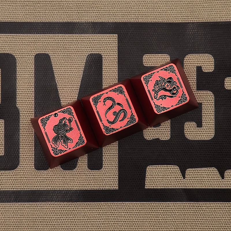 Snake Year keycaps limited edition, personalized ESC original factory high New Year themed keycaps