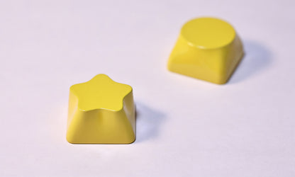 Original Alien Personalized Keycaps Star Aluminum Alloy Keycaps Metal Paint CNC Processing Customized Mechanical Keyboard Keycaps