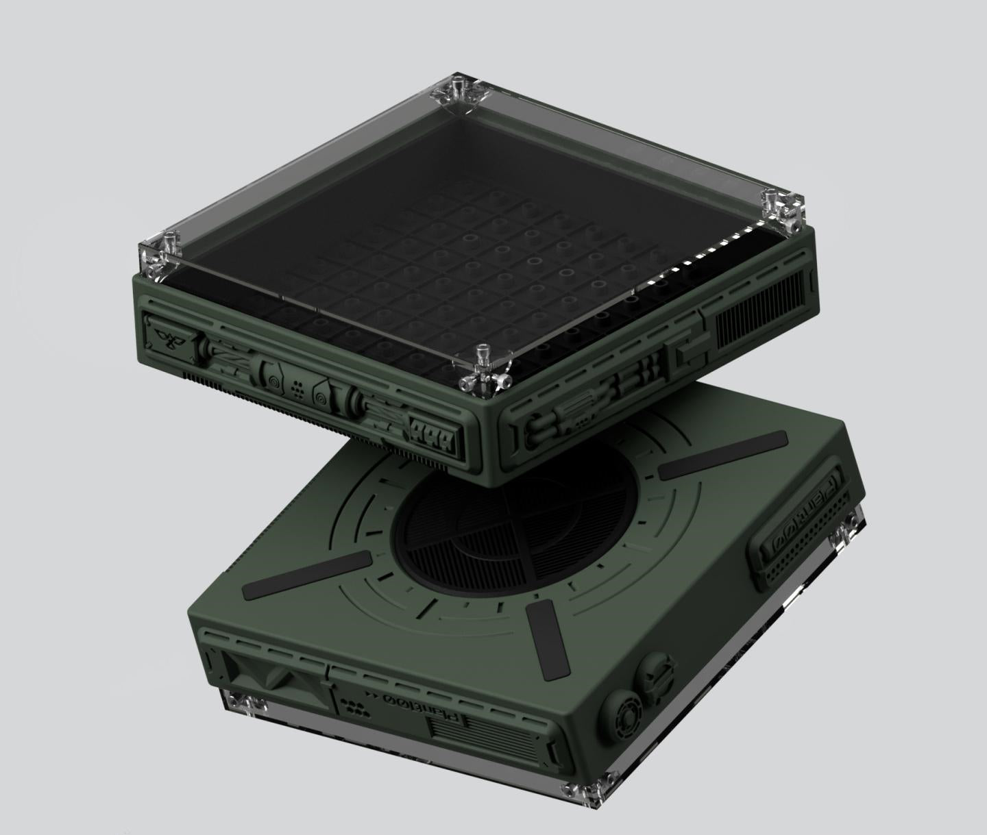 Plant100v2 keycap hibernation cabin storage display box 3D printing customized dustproof table decoration customization
