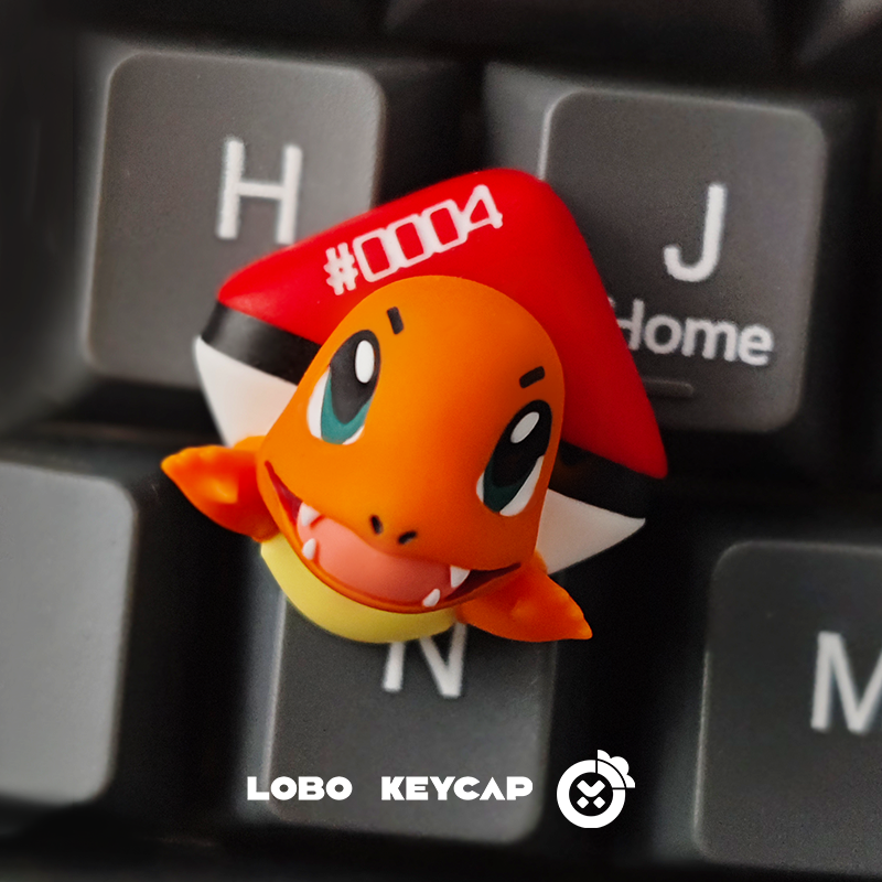 Pet Pok é mon series, multi-color resin molded personalized keycaps artisankeycaps, anime and gaming peripheral cultural keycaps