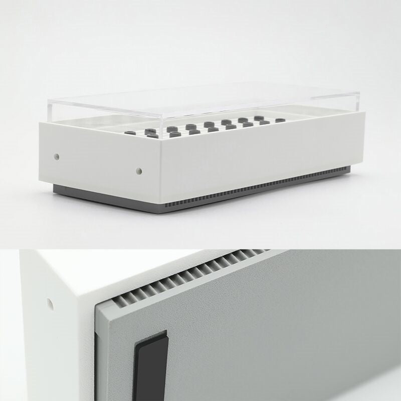 4X10 resin 3D printed magnetic keycap 40 key storage box display box dustproof personalized keycap storage box