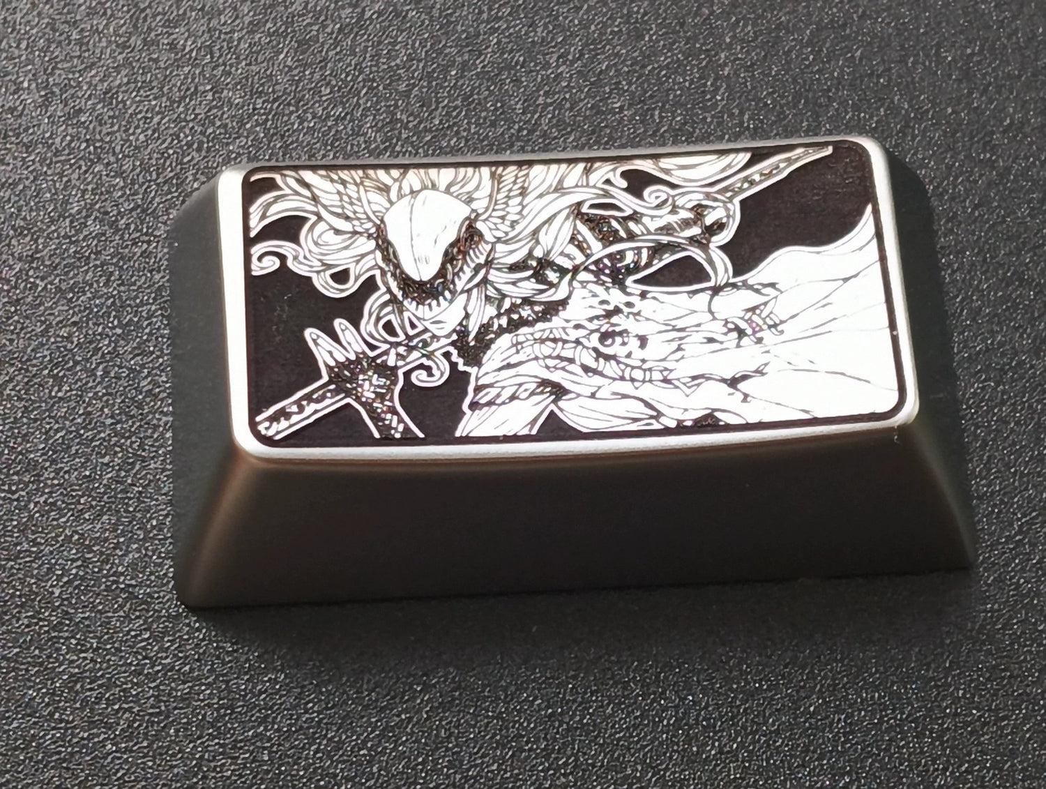 Elden Ring, 1.5u cap key, metal carved personalized keycap, game anime culture creative keycap