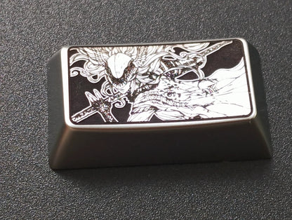 Elden Ring, 1.5u cap key, metal carved personalized keycap, game anime culture creative keycap