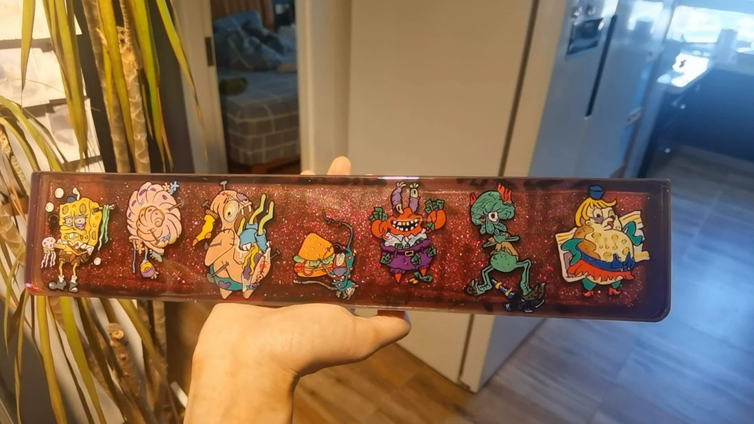 SpongeBob SquarePants Seven Deadly Sins, Keyboard Resin Hand Stand, Palm Stand, Keyboard Peripheral Accessories