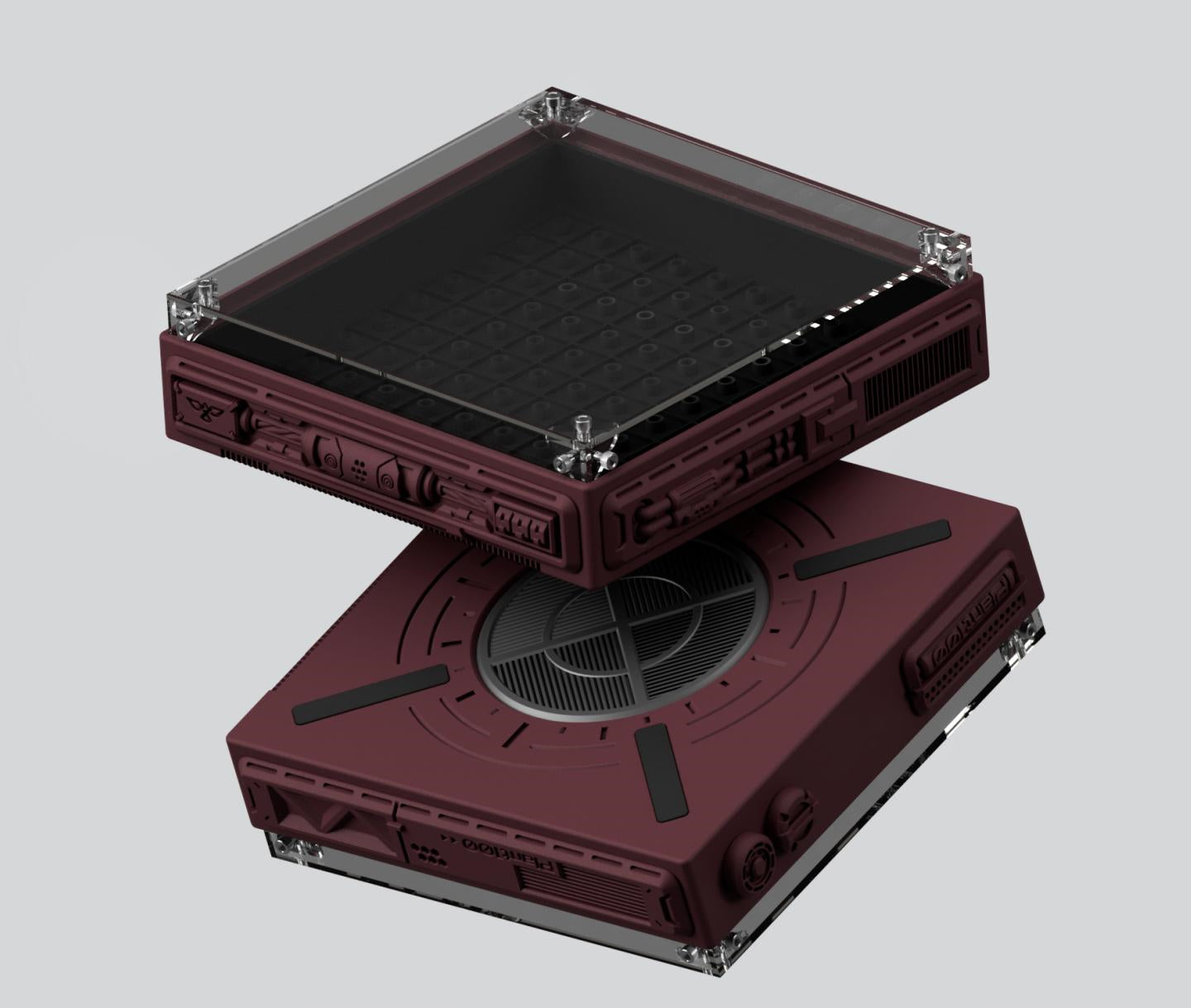 Plant100v2 keycap hibernation cabin storage display box 3D printing customized dustproof table decoration customization
