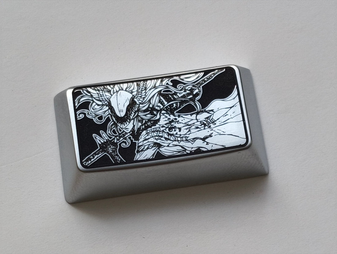 Elden Ring, 1.5u cap key, metal carved personalized keycap, game anime culture creative keycap