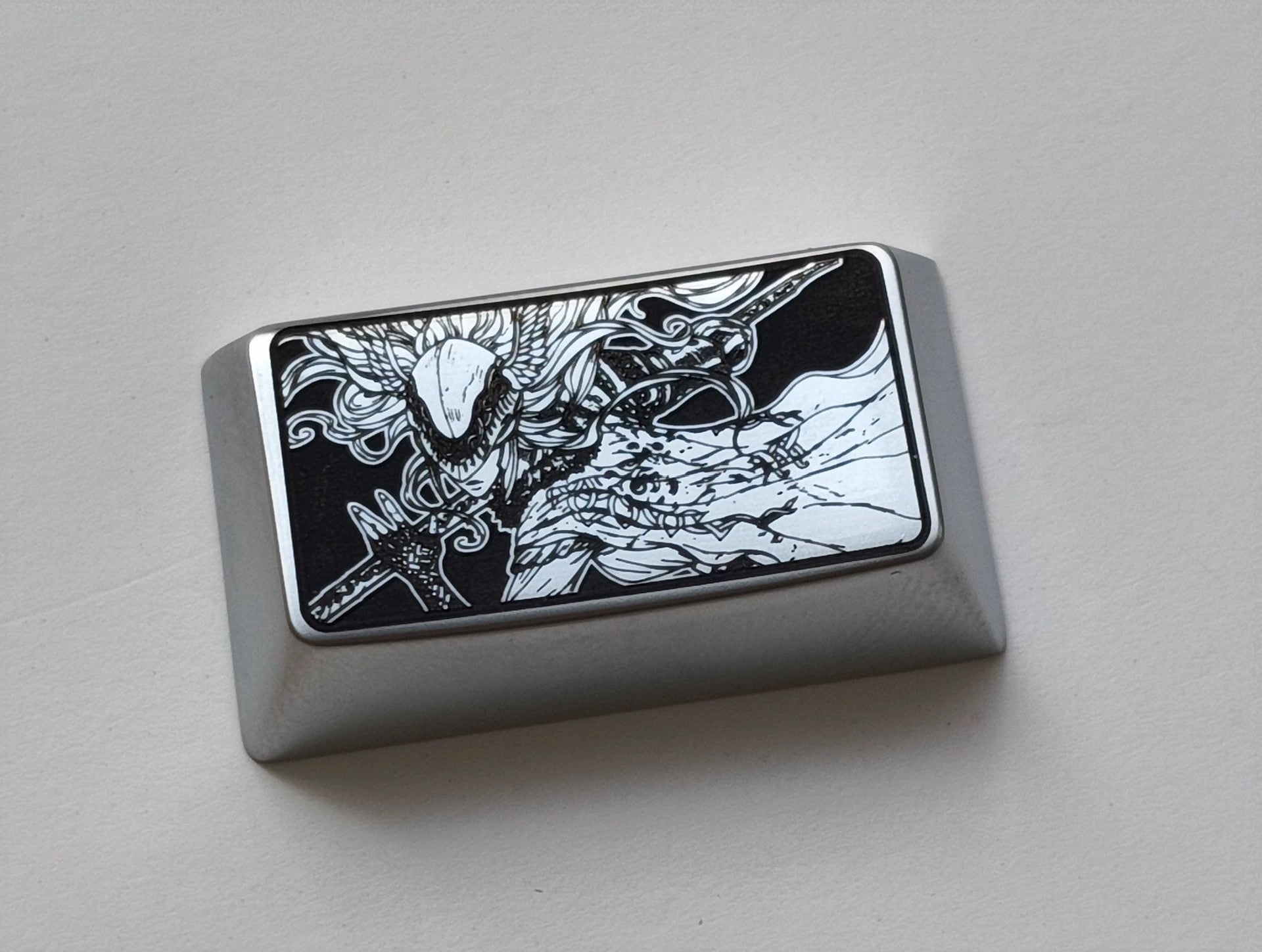 Elden Ring, 1.5u cap key, metal carved personalized keycap, game anime culture creative keycap