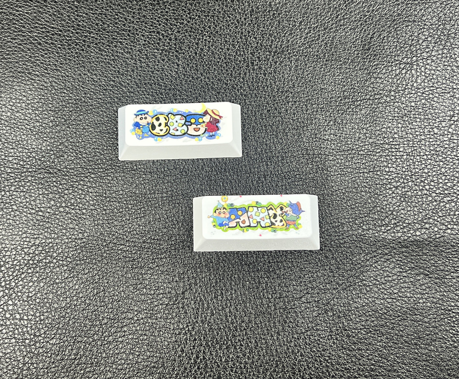 Crayon Shin-chan， Zinc alloy spray coating, 2.25U metal personalized keycaps, decorative keycaps for anime, gaming, cultural and creative peripheral products
