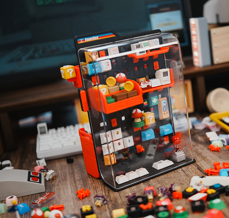Keycap pegboard personalized keycap storage box game console button storage box desktop storage box personalized keycap display box dustproof design