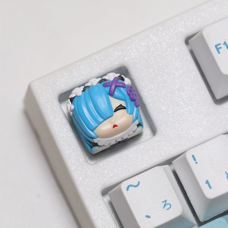 Re:Life in a different world from zero， Multi colored resin personalized keycaps, anime, games, novels, characters, cultural and creative keycaps