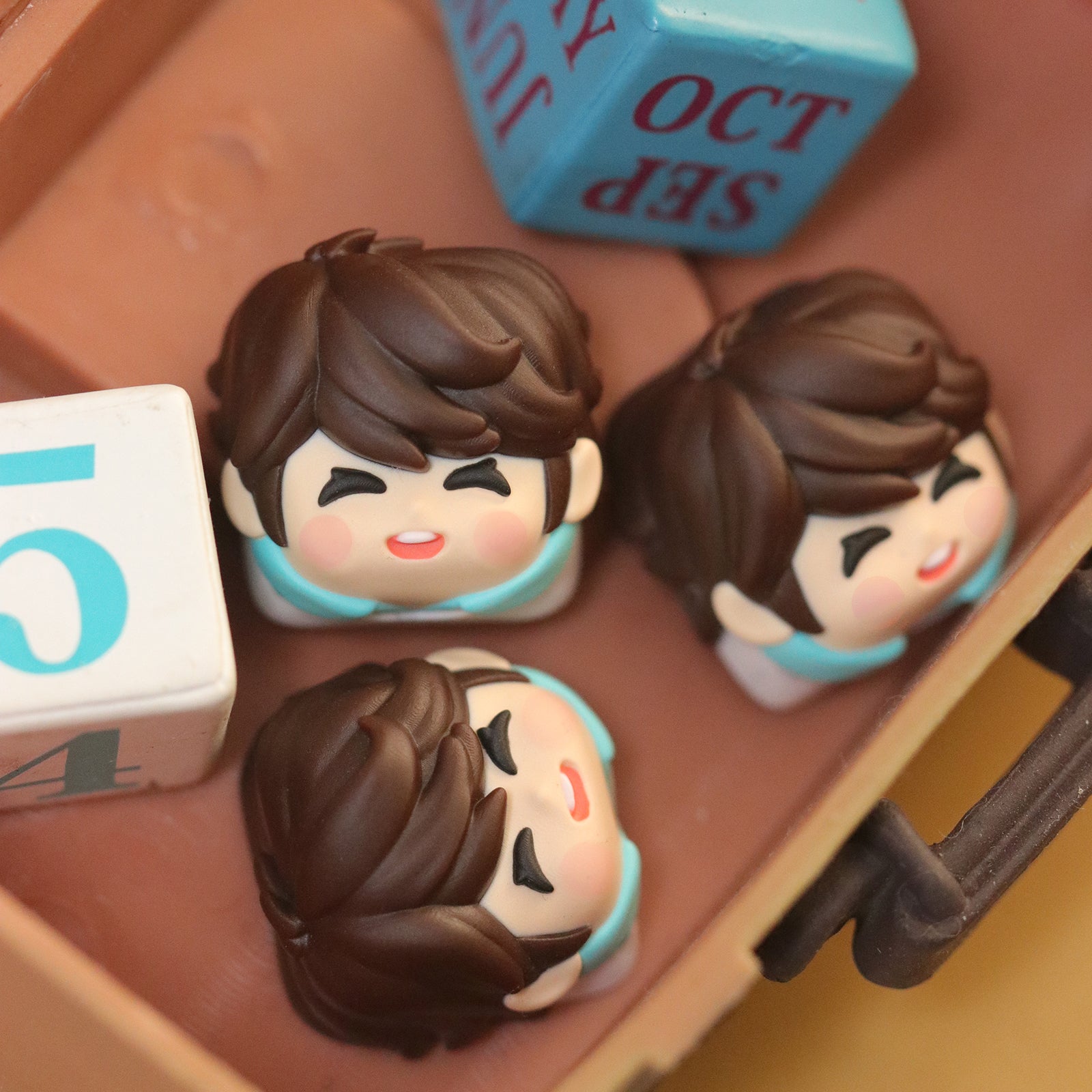 Volleyball boy!! ， 1U multi-color resin molded personalized keycaps, anime, gaming, cultural and creative decorative art keycaps