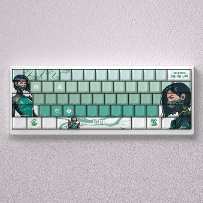 VALORANT Theme Keycap Series, Anime Game Creative Personalized Keycap Set PBT Material Original Factory Height Sublimation