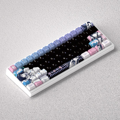 Sanka Rea Theme, Anime Game Creative Personalized Keycap Set PBT Material Original Factory Height Sublimation Printing