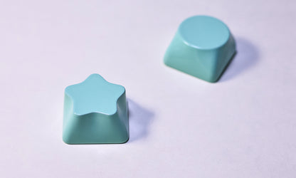 Original Alien Personalized Keycaps Star Aluminum Alloy Keycaps Metal Paint CNC Processing Customized Mechanical Keyboard Keycaps