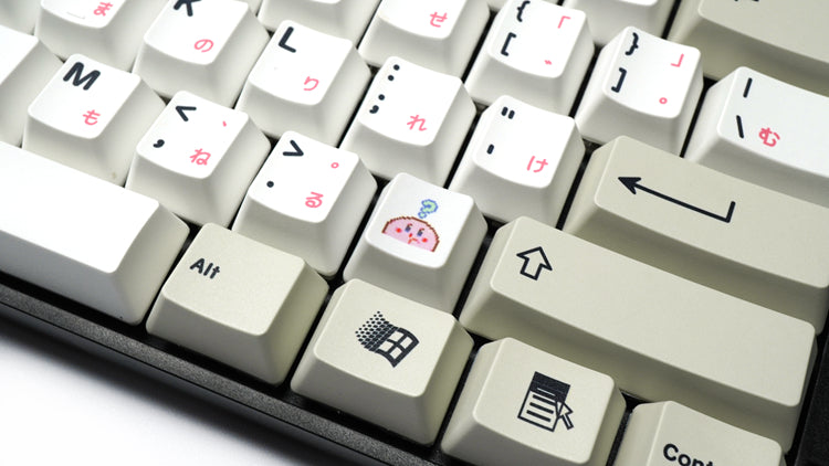 Star Kirby, Heat Sublimation Personalized Pattern 1U, PTB Material Personalized Decorative Keycap Set