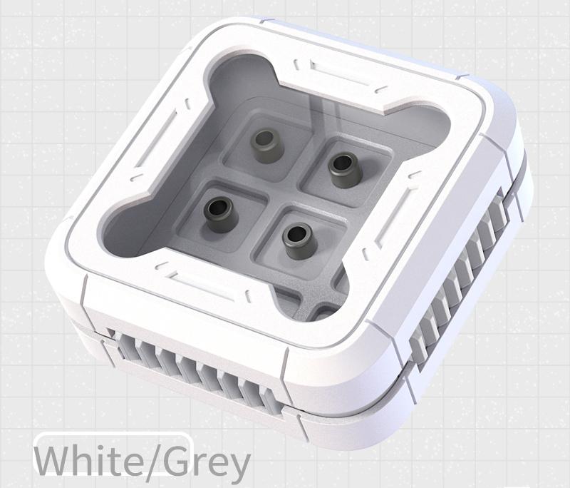 9-key spacecraft design, 3D printed resin keycap box, personalized keycap storage box, dust-proof magnetic absorption nano keycap customized display keycap box with multiple colors to choose from