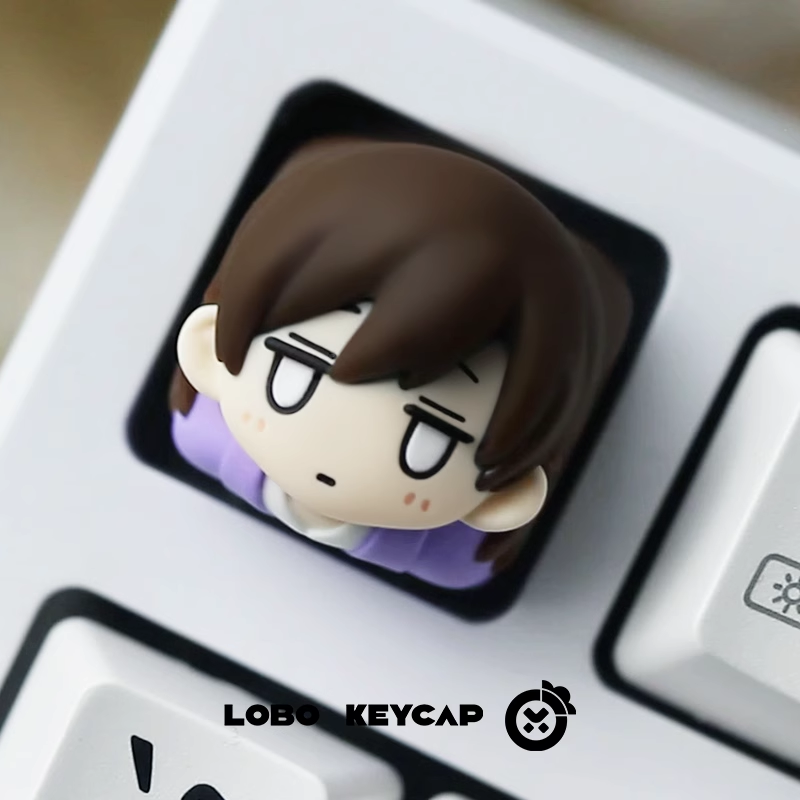 Oran High School Host Club ， Multi colored resin molded personalized keycaps, resin decorative keycaps around anime and game characters