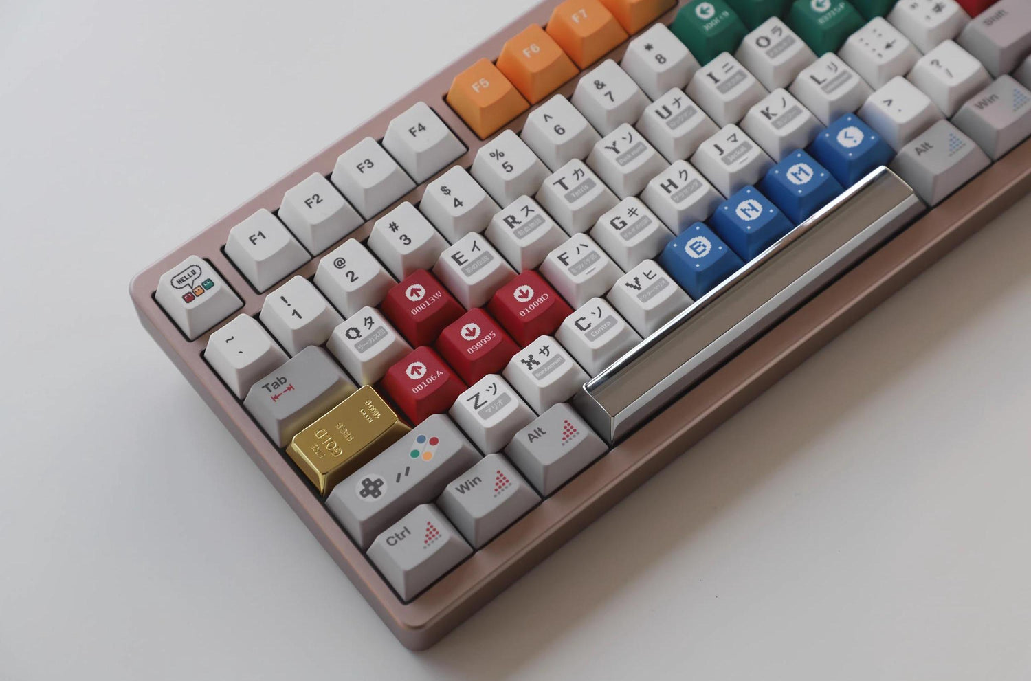 Metal Spacebar Coating Process, 6.25U Universal Metal Keycap, Personalized Spacebar Keycap