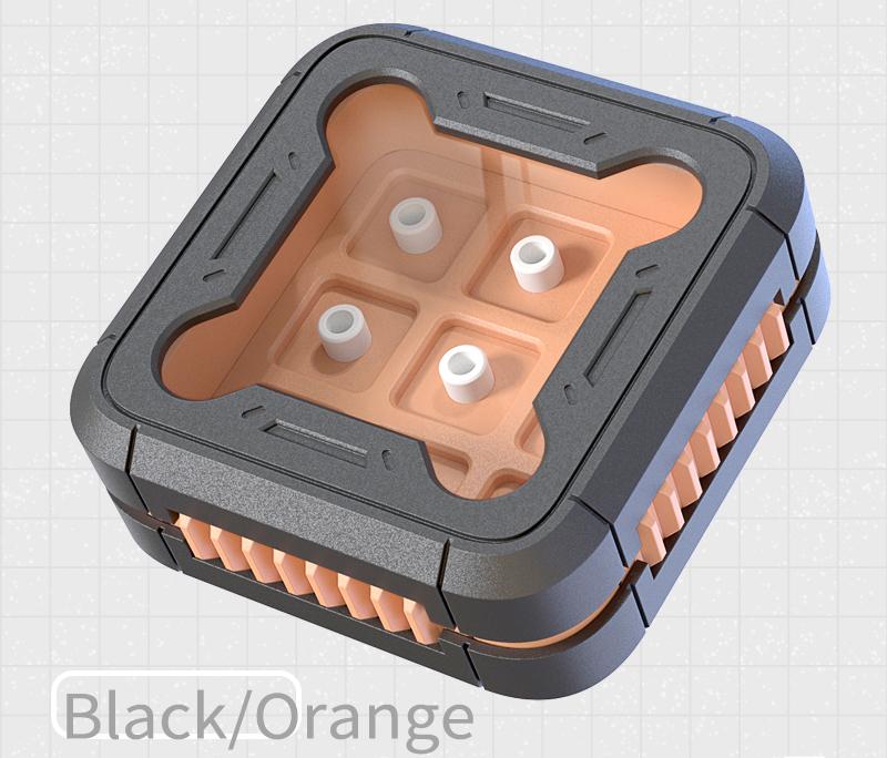 9-key spacecraft design, 3D printed resin keycap box, personalized keycap storage box, dust-proof magnetic absorption nano keycap customized display keycap box with multiple colors to choose from