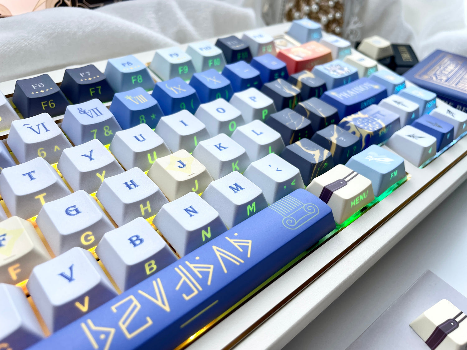 Honkai Star Rail, Khaslana themed keycap PBT factory five sided heat sublimation customized keyboard game anime personalized keycap set