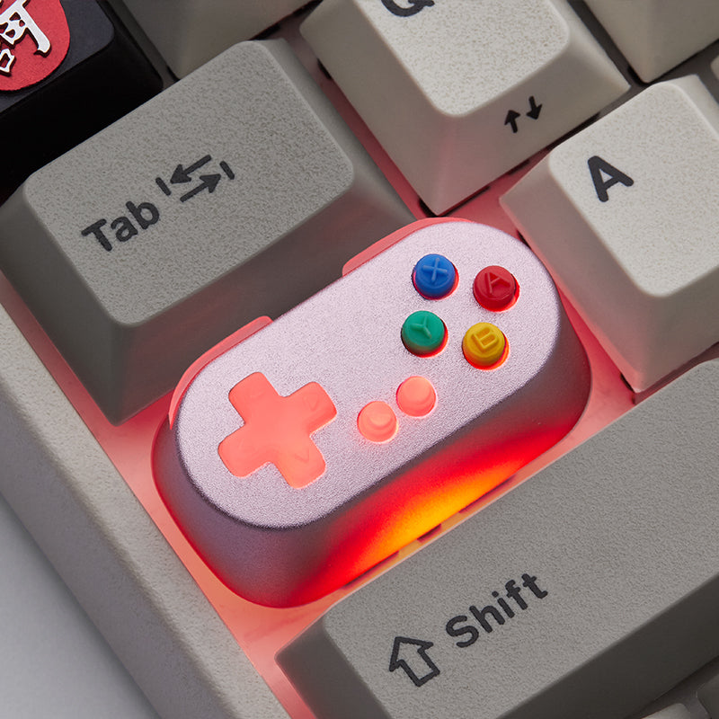 Switch Xbox PS4 game console controller 1.75U metal translucent keycap mechanical keyboard personalized keycap