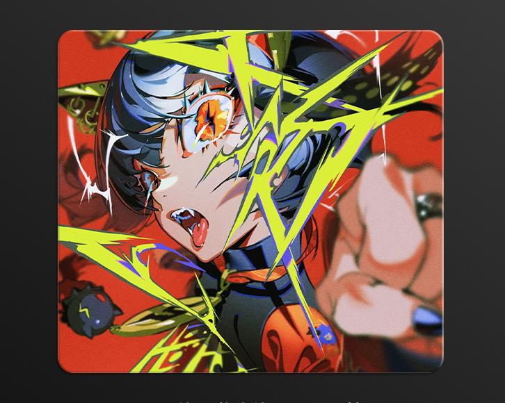 Tempered glass micro etching process mouse pad, high-definition pattern customized professional mouse pad（+6）