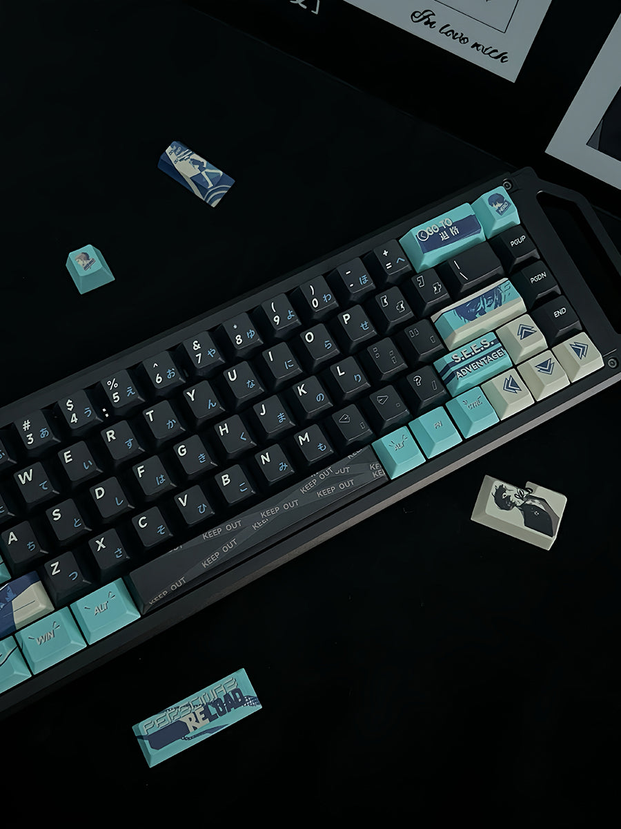 Persona 3 Reload Keycap Game Anime Complete Set PBT Thermal Sublimation Cherry Original Factory Height Set Personalized Keycaps