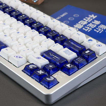 Original Design &quot;Geometry&quot; Theme Mechanical Keyboard Keycap Complete Set PBT Thermal Sublimation Original Factory Highly Personalized Keycap Set
