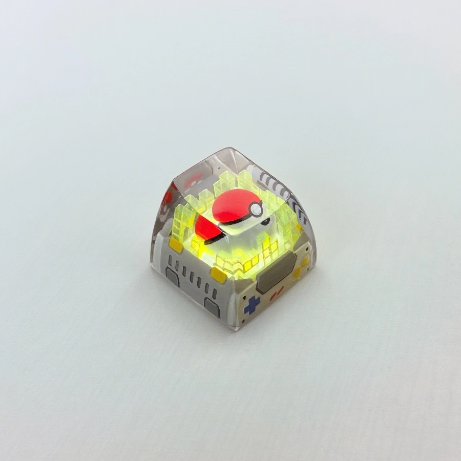 Pok é mon, Pok é Ball series, Crystal drops of glue material personalized keycaps artisankeycaps decorative keycaps