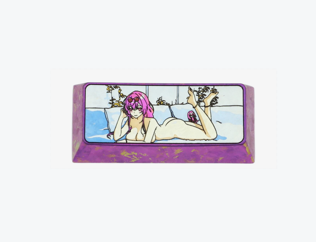 Honkai: Star Rail, Kafka, 2.25U titanium alloy carved metal keycaps, personalized keycaps, mechanical keyboard decorative keycaps