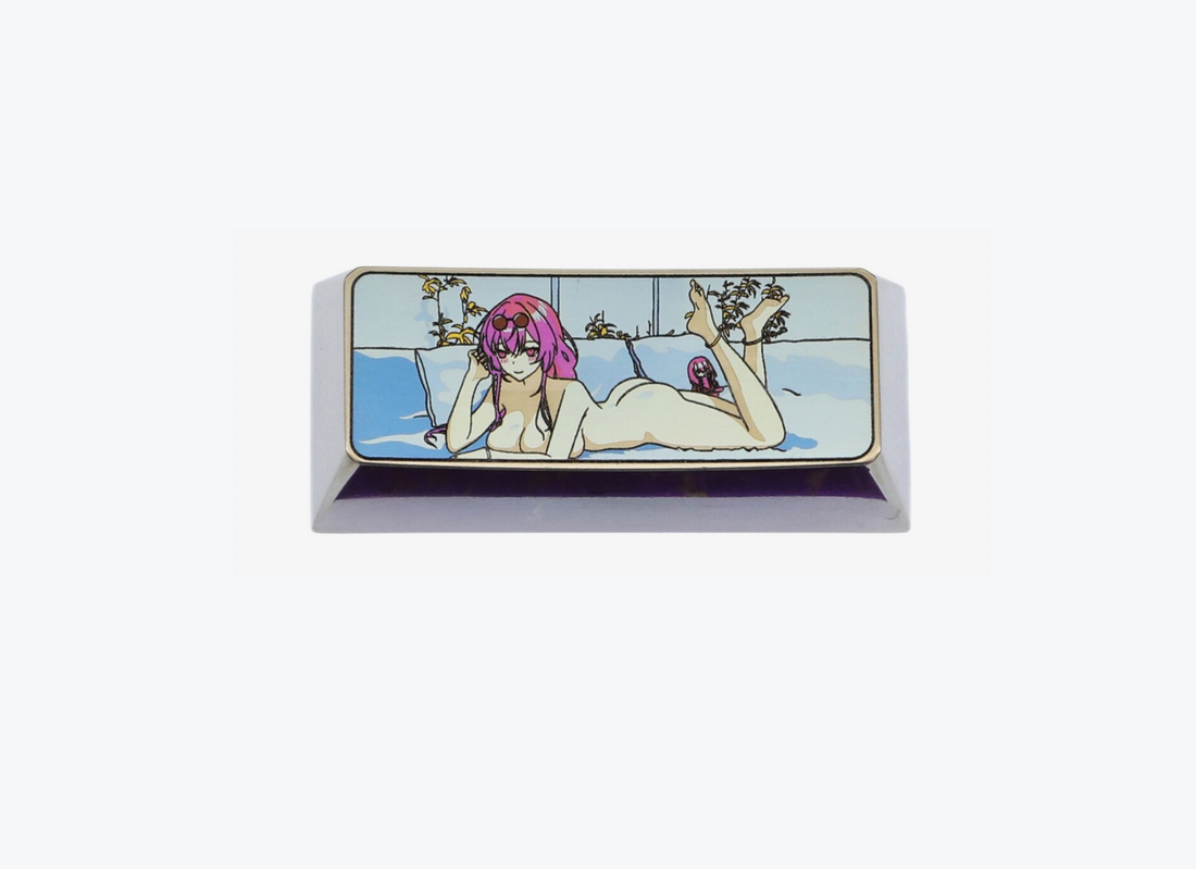 Honkai: Star Rail, Kafka, 2.25U titanium alloy carved metal keycaps, personalized keycaps, mechanical keyboard decorative keycaps