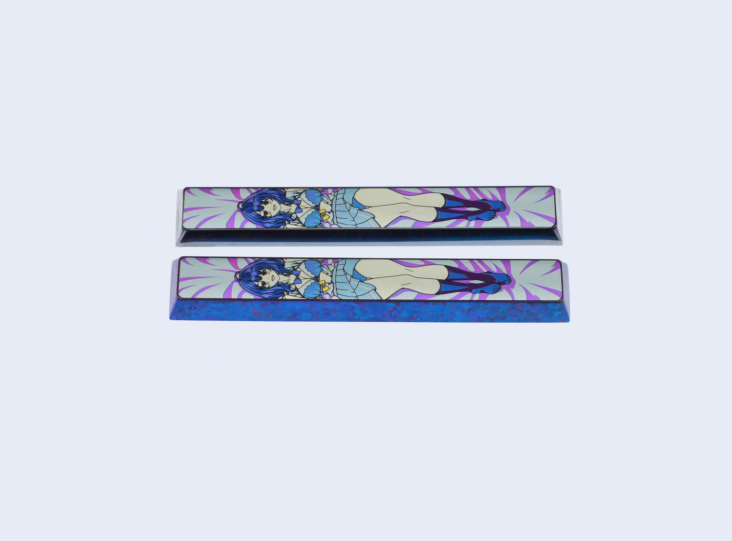 too many losing heroines! ， 6.25U/7U Spacebar Titanium Alloy Personalized Keycaps, Anime and Game Metal Carving Cultural Creative Keycaps