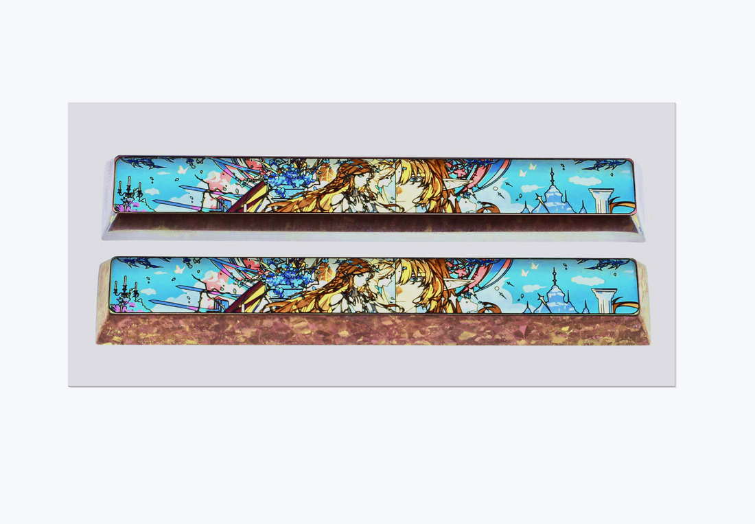 Wuthering Waves, Cartethyia, 6.25U/7U titanium alloy space bar, creative and personalized keycaps for anime and games