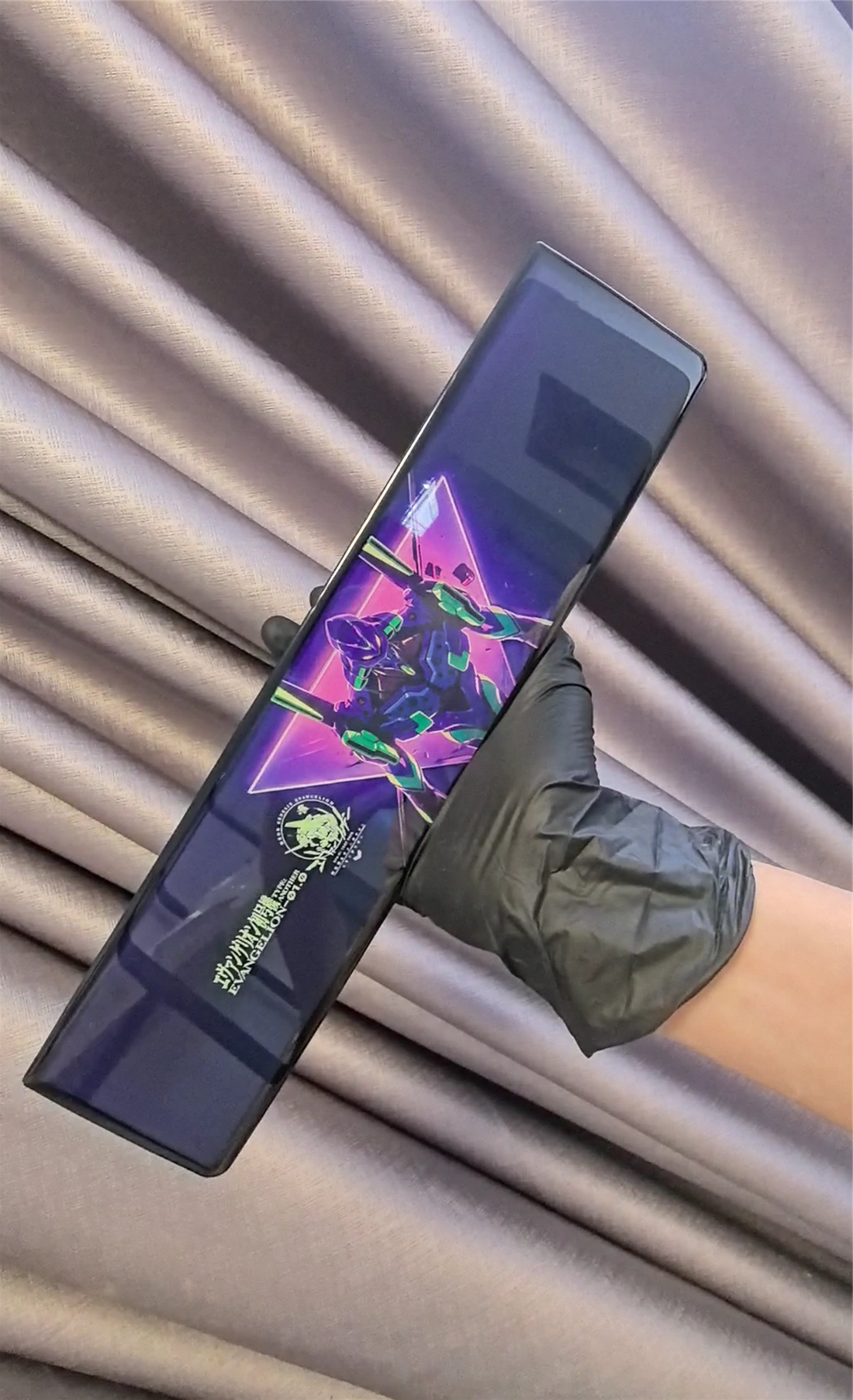 EVA series, EVANGELION-01 theme wristrest，dazzling design mechanical keyboard hand support Palm Rest, Keyboard Peripheral Accessories