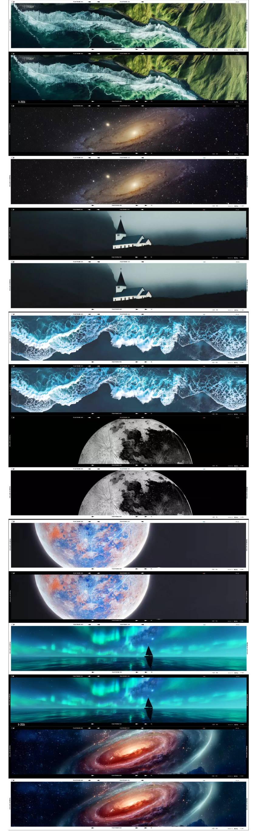 Multiple image options, film style, creative customization mechanical keyboard hand support Palm Rest，wrist rest, Keyboard Peripheral Accessories