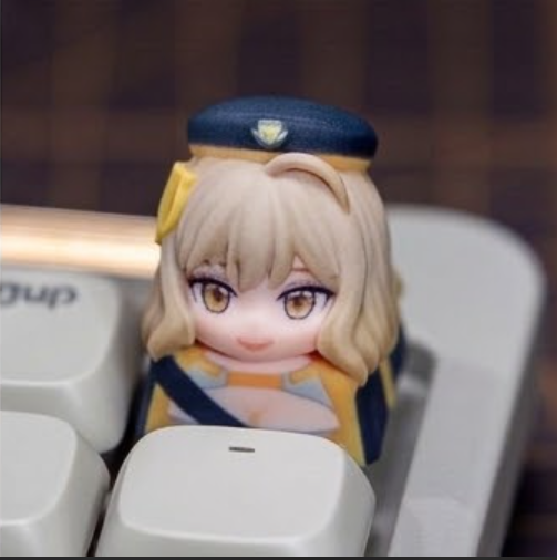 NIKKE：The Goddess of Victory，3D printing, not corroded or faded, three-dimensional modeling, anime, gaming, cultural creativity, personalized keycaps, mechanical keyboard decoration keycaps