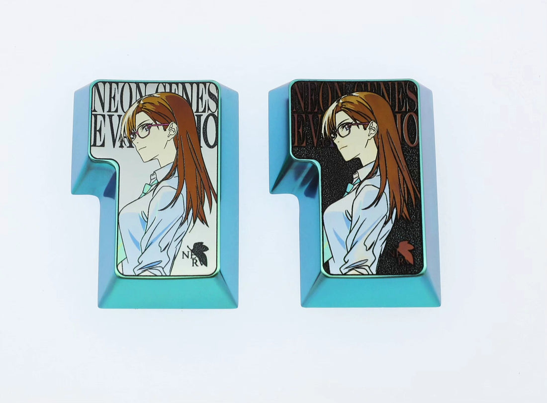 EVA, Mari Makinami Illustrious, iso return titanium alloy keycaps, decorative keycaps, personalized keycaps