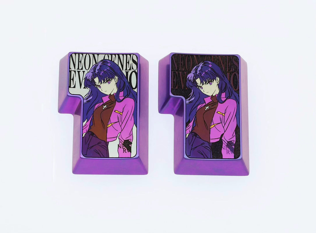 EVA, Katsuragi Mitat, ISO Return Titanium alloy keycaps, Decorative keycaps, Personalized keycaps