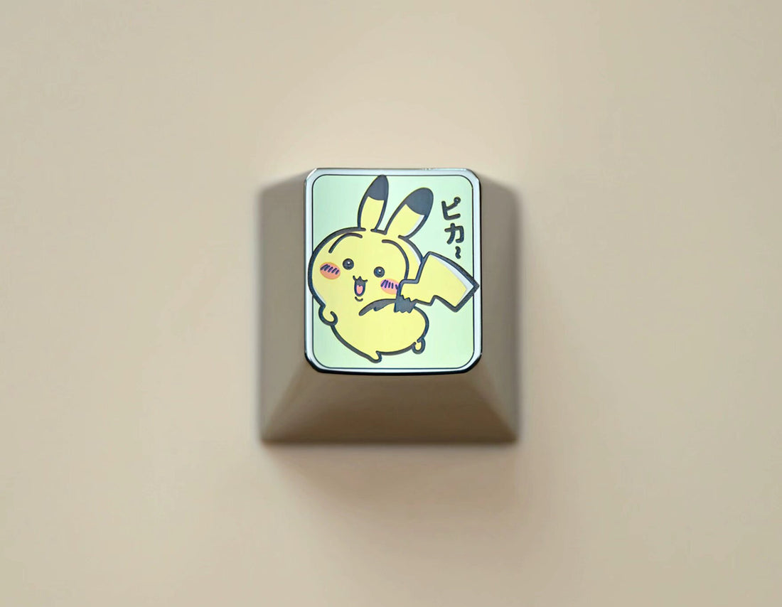Chiikawa, Titanium alloy metal personalized keycaps, keyboard decorative keycaps