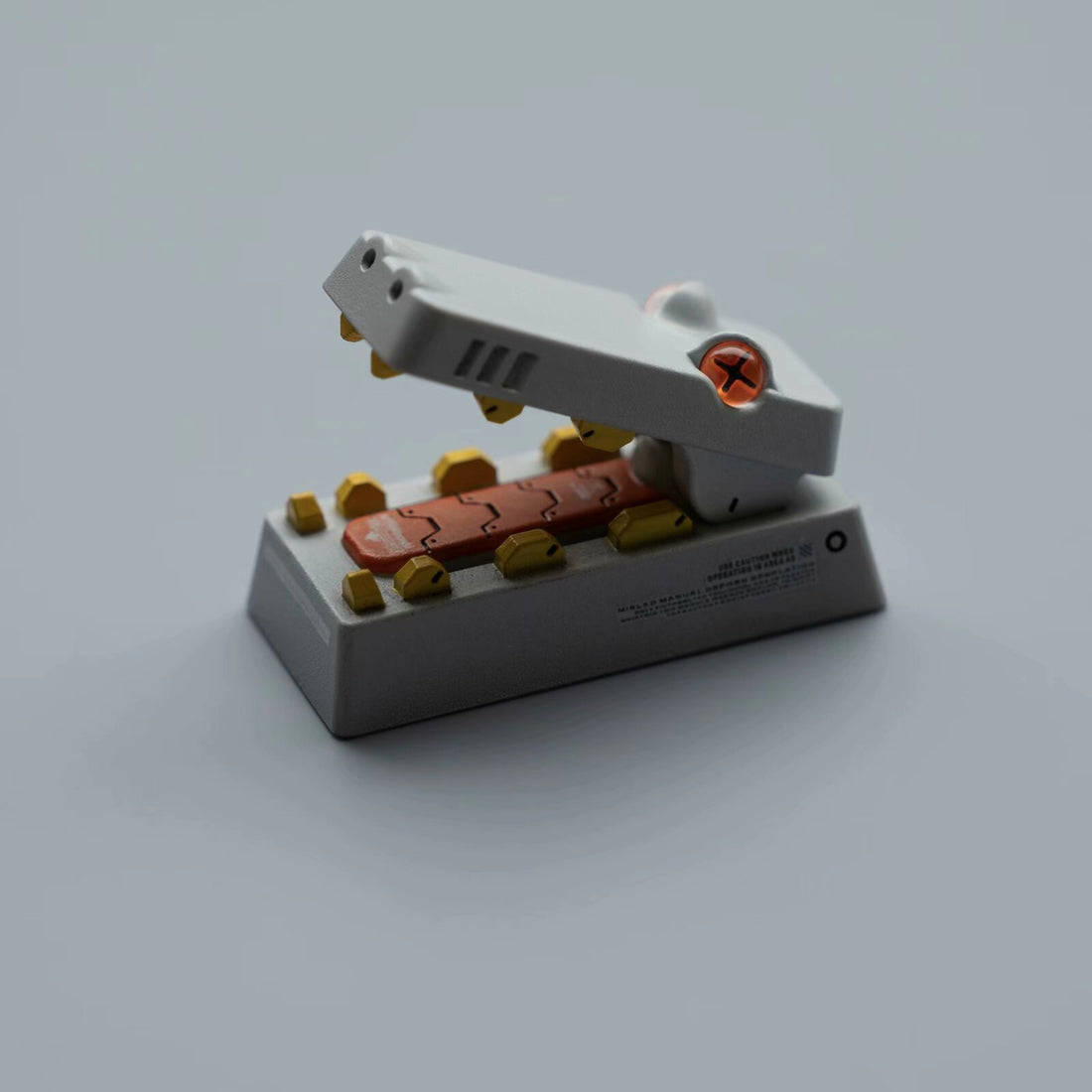 Mechanical style little crocodile.2U Backspace Key artisankeycaps， Mouth can be opened and closed, PBT material personalized keycaps, keyboard decorative keycaps
