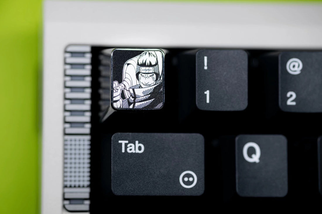Naruto, Akatsuki, Uchiha Itachi/Hoshigaki Kisame 1U Titanium Alloy Personalized Keycaps, Anime Game Culture Creative Keycaps