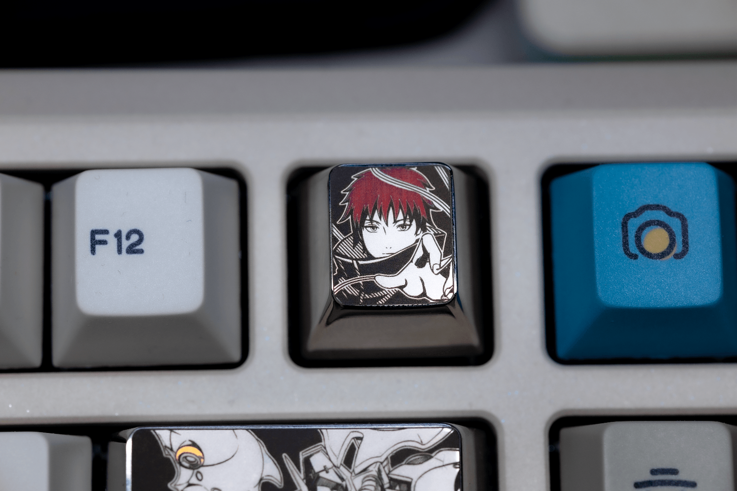 Naruto, Akatsuki series, Sasori, 1U titanium alloy keycaps, anime and game culture creative personalized keycaps