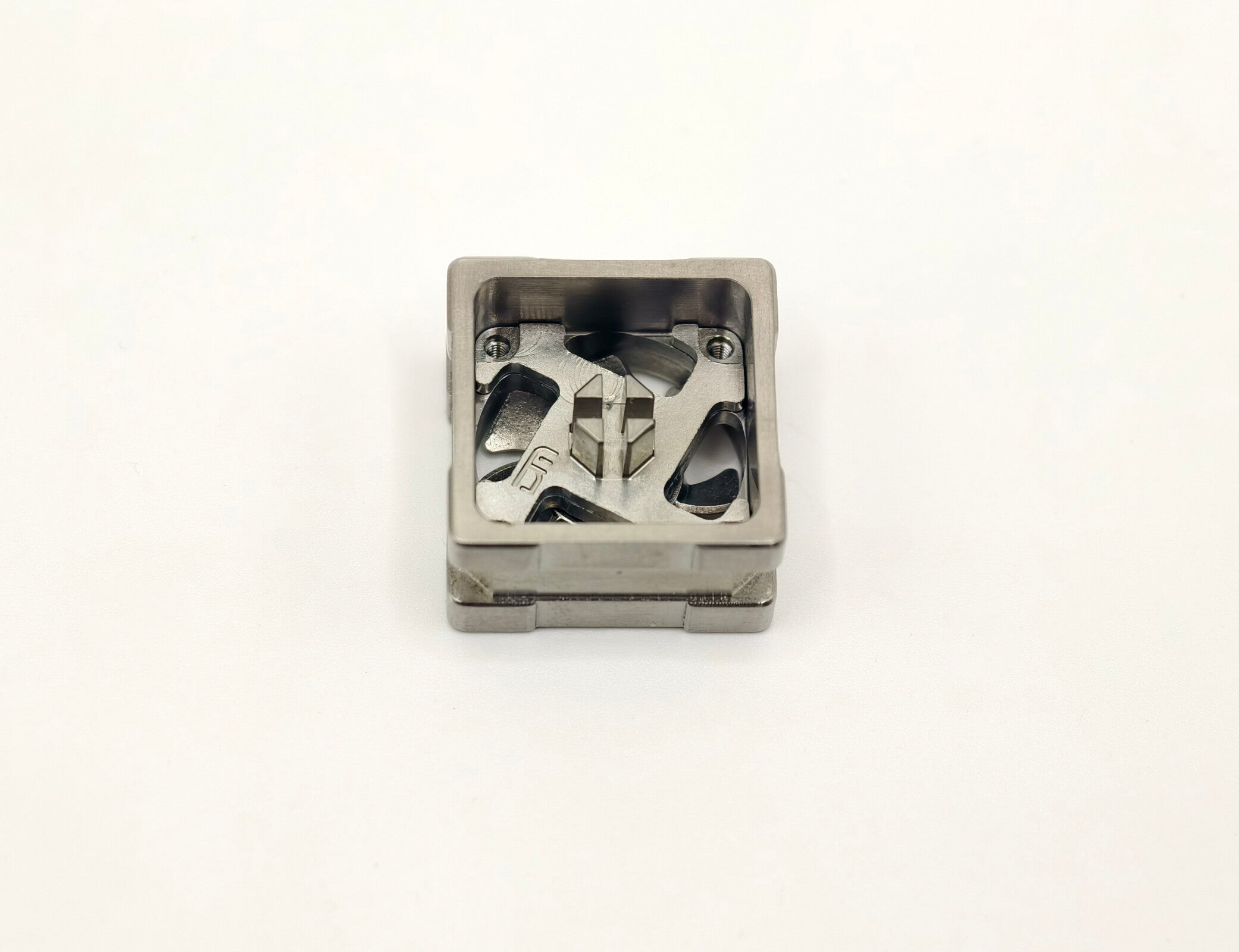 Titanium alloy EDC fan keycaps, titanium alloy movable fan blades, mechanical keyboard decorative keycaps, CNC metal processing customized keycaps